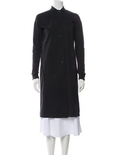 Pre-owned Prada Vintage 2000's Trench Coat In Black