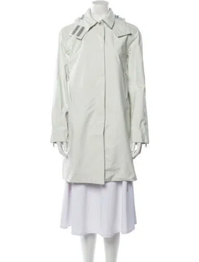 Pre-owned Prada Vintage 2000's Trench Coat In Gray