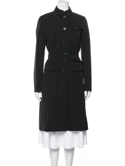 Pre-owned Prada Vintage 2000's Trench Coat In Grey