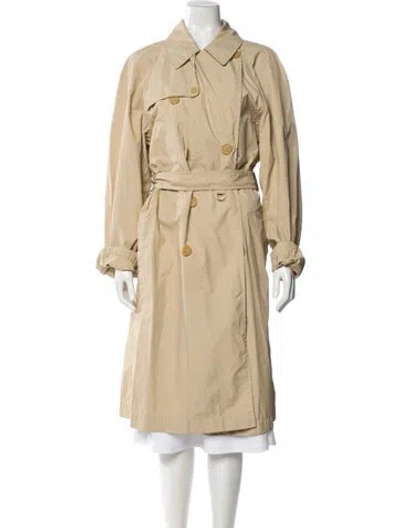 Pre-owned Prada Vintage 2000's Trench Coat In Neutral