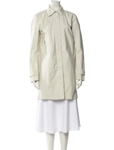 Pre-owned Prada Vintage 2000's Trench Coat In Neutral