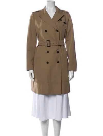 Pre-owned Prada Vintage 2000's Trench Coat In Neutral