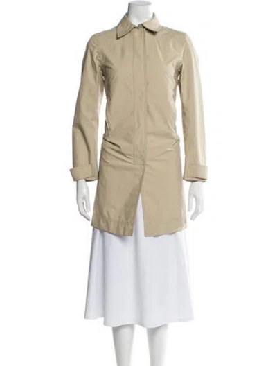Pre-owned Prada Vintage 2000's Trench Coat In Neutral