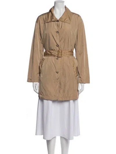 Pre-owned Prada Vintage 2000's Trench Coat In Neutral