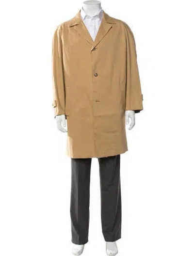 Pre-owned Prada Vintage 2000's Trench Coat In Neutrals
