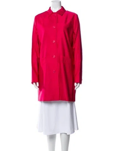 Pre-owned Prada Vintage 2000's Trench Coat In Pink