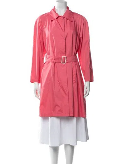 Pre-owned Prada Vintage 2000's Trench Coat In Pink