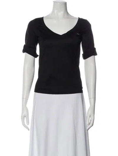 Pre-owned Prada Vintage 2000's T-shirt In Black