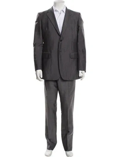 Pre-owned Prada Vintage 2000's Two-piece Blazer In Grey