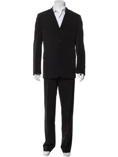Pre-owned Prada Vintage 2000's Two-piece Suit In Black