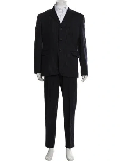 Pre-owned Prada Vintage 2000's Two-piece Suit In Black