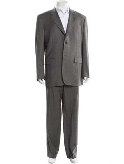 Pre-owned Prada Vintage 2000's Two-piece Suit In Gray