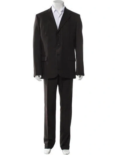 Pre-owned Prada Vintage 2000's Two-piece Suit In Gray