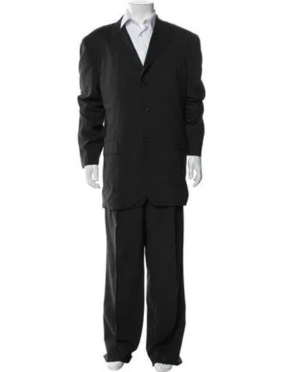Pre-owned Prada Vintage 2000's Two-piece Suit In Gray