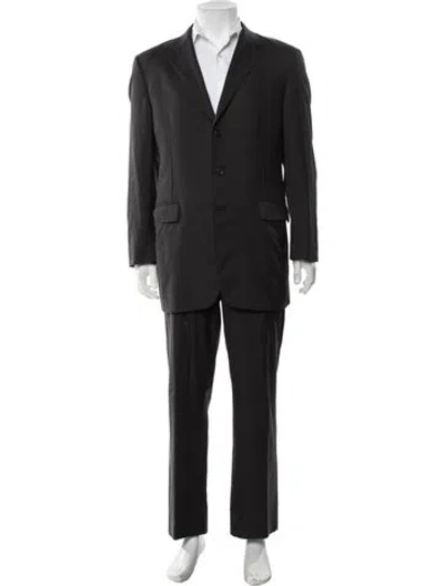 Pre-owned Prada Vintage 2000's Two-piece Suit In Grey
