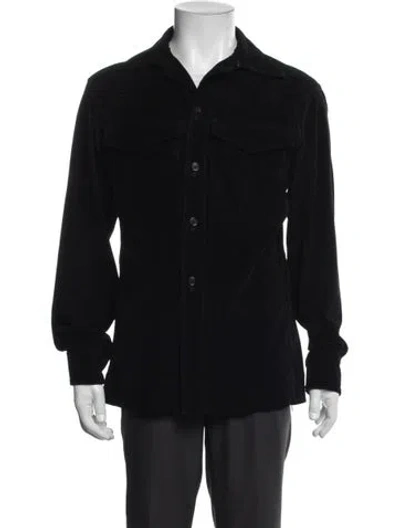 Pre-owned Prada Vintage 2000's Utility Jacket In Black