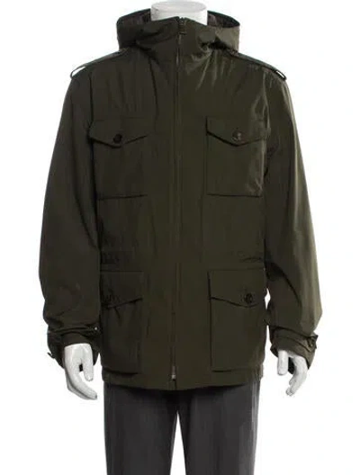 Pre-owned Prada Vintage 2000's Utility Jacket In Green