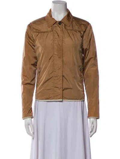 Pre-owned Prada Vintage 2000's Utility Jacket In Neutral