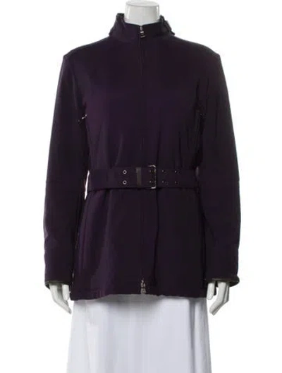 Pre-owned Prada Vintage 2000's Utility Jacket In Purple
