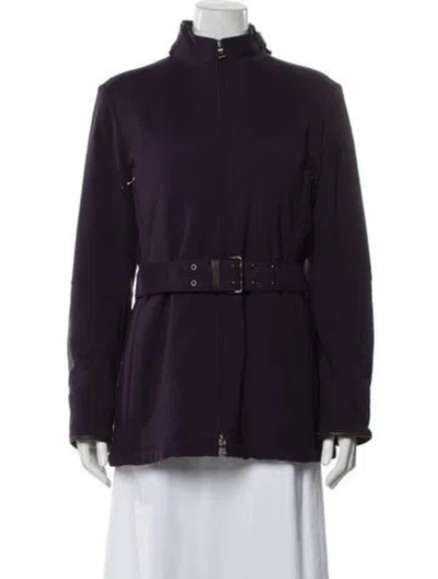 Pre-owned Prada Vintage 2000's Utility Jacket In Purple