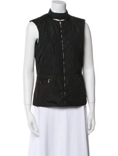 Pre-owned Prada Vintage 2000's Vest In Black