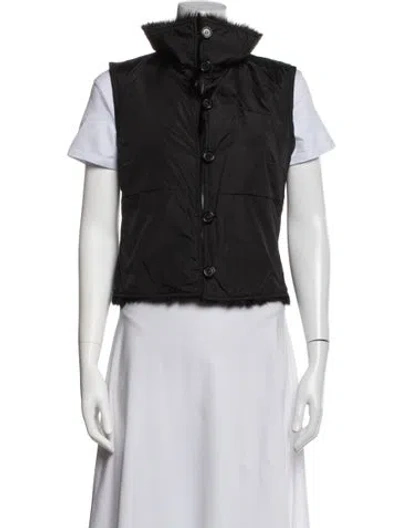 Pre-owned Prada Vintage 2000's Vest In Black