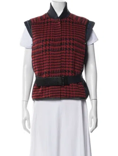 Pre-owned Prada Vintage 2000's Vest In Red