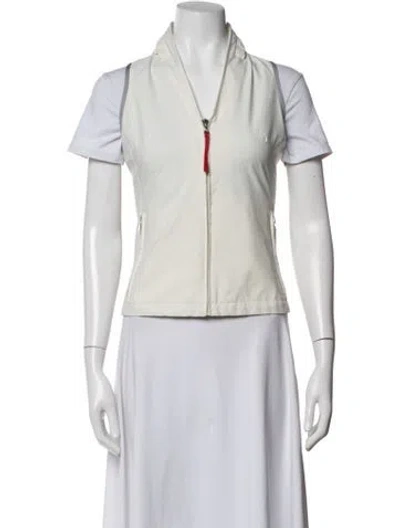 Pre-owned Prada Vintage 2000's Vest In White