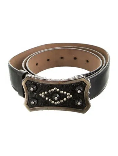 Pre-owned Prada Vintage 2000's Waist Belt In Black