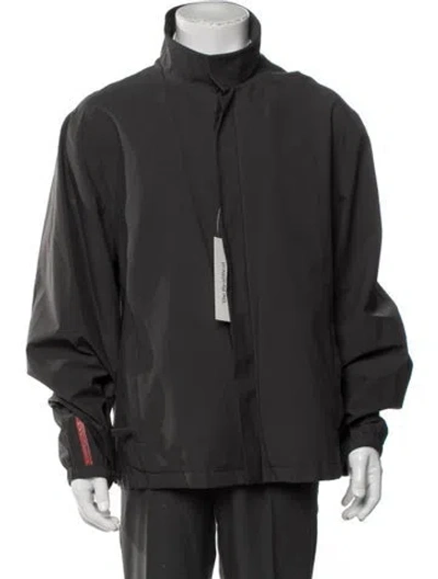 Pre-owned Prada Vintage 2000's Windbreaker In Black
