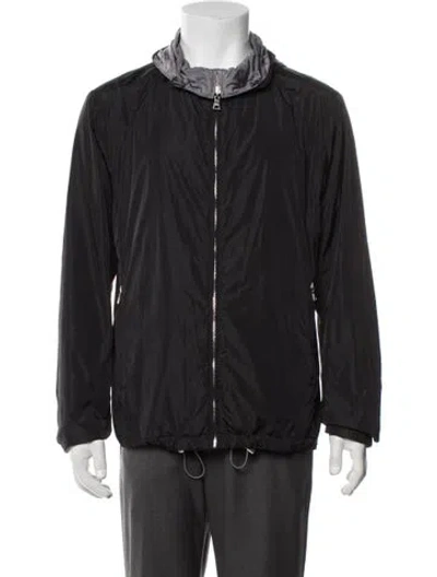 Pre-owned Prada Vintage 2000's Windbreaker In Black