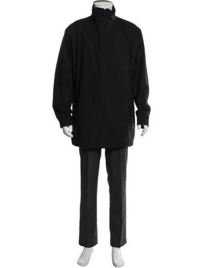 Pre-owned Prada Vintage 2000's Windbreaker In Black