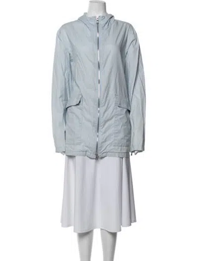 Pre-owned Prada Vintage 2000's Windbreaker In Blue