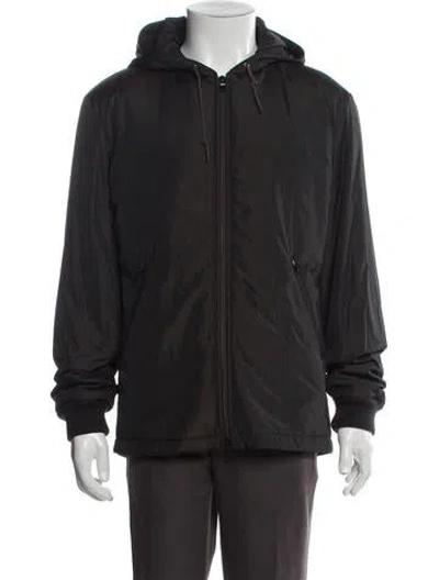 Pre-owned Prada Vintage 2000's Windbreaker In Brown