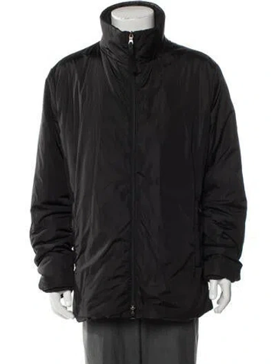 Pre-owned Prada Vintage 2000's Windbreaker In Gray