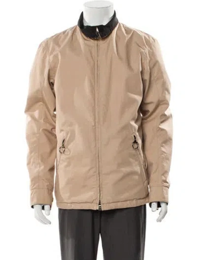 Pre-owned Prada Vintage 2000's Windbreaker In Neutral