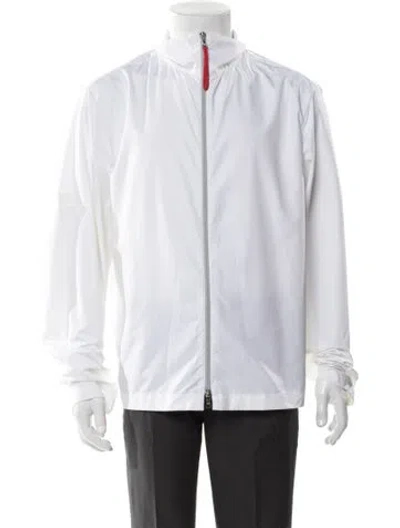 Pre-owned Prada Vintage 2000's Windbreaker In White