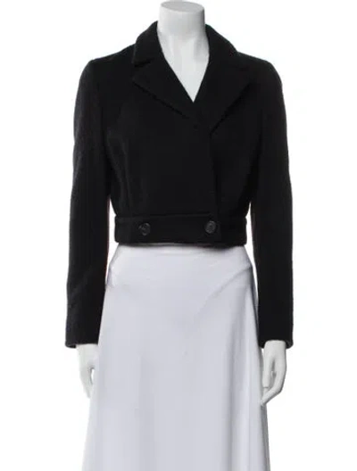 Pre-owned Prada Vintage 2001 Biker Jacket In Blue