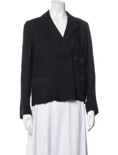 Pre-owned Prada Vintage 2001 Blazer In Black