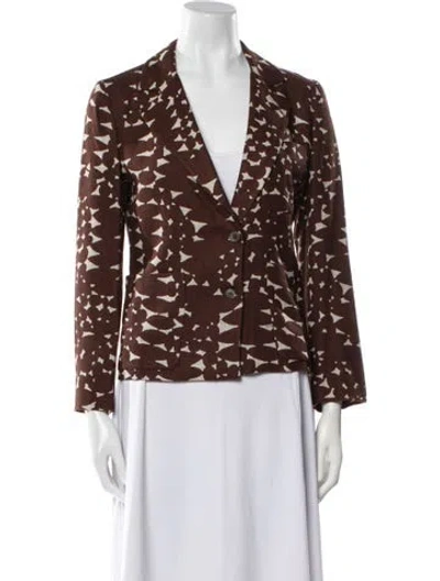 Pre-owned Prada Vintage 2001 Blazer In Brown