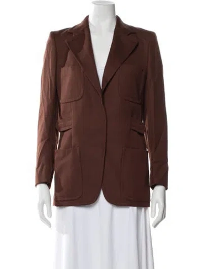 Pre-owned Prada Vintage 2001 Blazer In Brown