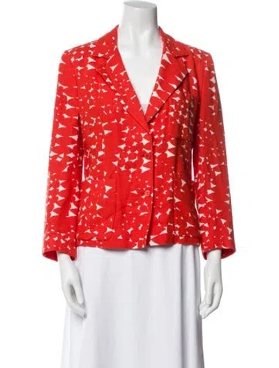 Pre-owned Prada Vintage 2001 Blazer In Red