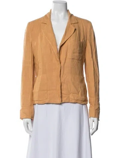 Pre-owned Prada Vintage 2001 Blazer In Yellow