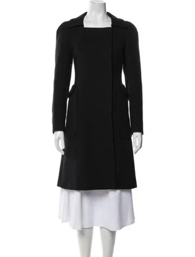 Pre-owned Prada Vintage 2001 Coat In Black