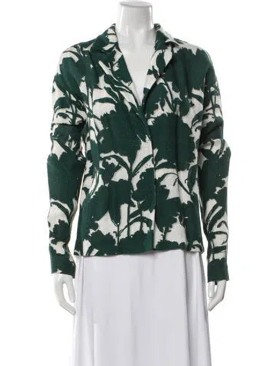 Pre-owned Prada Vintage 2001 Evening Jacket In Green