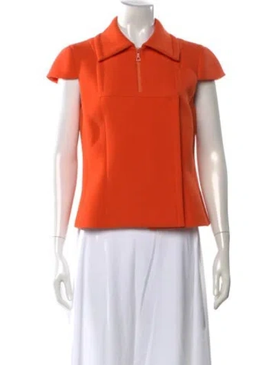 Pre-owned Prada Vintage 2001 Polo In Orange