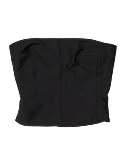 Pre-owned Prada Vintage 2001 Top In Black