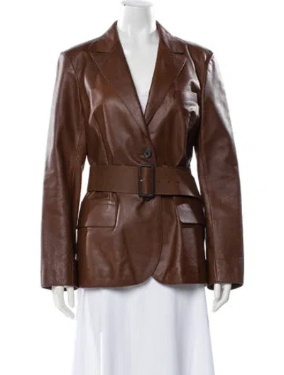 Pre-owned Prada Vintage 2002 Blazer In Brown
