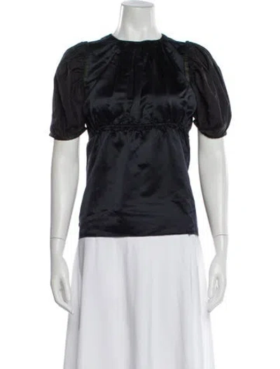 Pre-owned Prada Vintage 2002 Blouse In Blue
