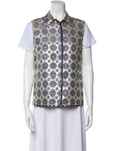 Pre-owned Prada Vintage 2002 Vest In Blue